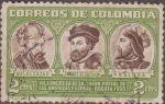 Stamps : America : Colombia :  VII CONGRESO DE LA UNION POSTAL DE LAS AMERICAS Y ESPAÑA