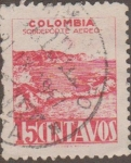 Stamps : America : Colombia :  SOBRE PORTE AEREO