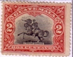 Stamps America - Guatemala -  Estatua de Justo Rufino Barrios