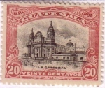Sellos de America - Guatemala -  La Catedral de Guatemala