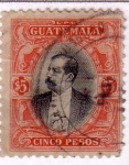 Stamps America - Guatemala -  Pres. Manuel Estrada Cabrera
