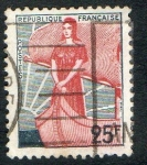 Stamps France -  Republique Francaise . Postes.
