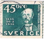 Stamps : Europe : Sweden :  TRICENTENARIO DE LOS CORREOS. Y&T Nº 243