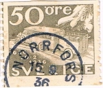Stamps : Europe : Sweden :  TRICENTENARIO DE LOS CORREOS. Y&T Nº 244