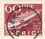 Stamps : Europe : Sweden :  TRICENTENARIO DE LOS CORREOS. Y&T Nº 245