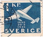 Stamps : Europe : Sweden :  TRICENTENARIO DE LOS CORREOS. Y&T Nº 246