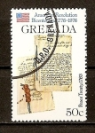 Stamps Grenada -  Bicentenario de la Independencia de EE.UU.