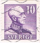 Sellos de Europa - Suecia -  GUSTAVO V 1939-42. Y&T Nº 260