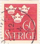 Stamps Sweden -  ESCUDO 1939-42. Y&T Nº 266