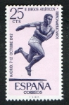 Sellos de Europa - Espaa -  1450- Juegos Atléticos Iberoamericanos. Disco.