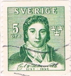 Stamps : Europe : Sweden :  BICENT. DEL NACIMIENTO DEL QUÍMICO CARL WILHELM SCHEELE. Y&T Nº 296