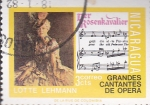 Stamps Nicaragua -  cantantes de opera