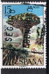 Stamps Spain -  Edifil  2124  Flora.  