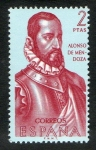 Sellos de Europa - Espaa -  1458-  Forjadores de América. Alonso de Mendoza.