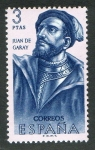 Stamps Spain -  1460-  Forjadores de América. Juan de Garay.