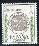 Stamps Spain -  1462- L  aniversario de la Unión Postal de las Américas y España.