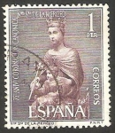 Stamps Spain -  1523 - LXXV anivº de la coronación de Nuestra Señora de La Merced