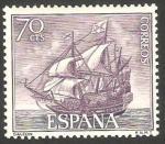 Sellos de Europa - Espa�a -  1603 - Homenaje a la Marina Española, Galeón