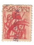 Sellos de America - M�xico -  mexico 1941 25 centavos