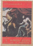 Stamps United Arab Emirates -  pintura-desnudos