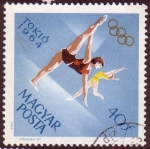 Stamps : Europe : Hungary :  Tokió 1964