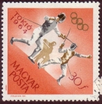 Stamps Hungary -  Tokió 1964