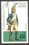 Stamps Guinea -  Uniforme militar