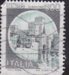 Stamps Italy -  castillos