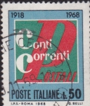Stamps Italy -  cuenta corriente