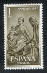 Stamps Spain -  1478- Navidad 1962 