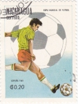 Stamps Nicaragua -  mundial-España-82