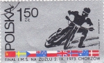 Sellos de Europa - Polonia -  motociclismo