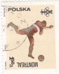 Stamps Poland -  MONTREAL- 76  -futbol