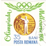 Stamps Romania -  MELBOURNE 1956