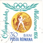 Stamps Romania -  MELBOURNE 1956
