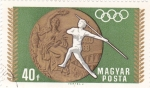 Stamps Hungary -  lanzamiento de jabalina