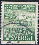 Stamps : Europe : Sweden :  CENT. DE LA PRIMERA EXPOSICIÓN AGRICOLA. Y&T Nº 322