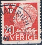 Stamps Sweden -  CINCUENTENARIO DE LA MUERTE DE ALFRED NOBEL. Y&T Nº 326