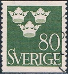 Stamps Sweden -  ESCUDO 1948-52. Y&T Nº 337
