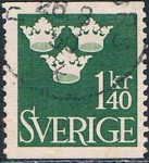 Stamps Sweden -  ESCUDO 1948-52. Y&T Nº 339