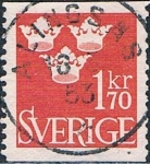Sellos de Europa - Suecia -  ESCUDO 1948-52. Y&T Nº 339B