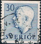 Sellos de Europa - Suecia -  GUSTAVO VI ADOLFO 1951-52. Y&T Nº 361