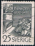 Stamps Sweden -  4º CENT. DE LA MUERTE DE OLAVUS PETRI, PADRE DE LA REFORMA. Y&T Nº 367
