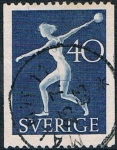 Stamps Sweden -  CINCUENTENARIO DE LA ASOCIACIÓN ATLÉTICA. Y&T Nº 374