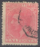 Stamps Spain -  ESPAÑA 207 ALFONSO XII