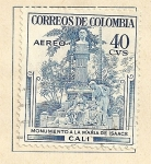 Stamps Colombia -  Monumento a la Maria de Isaacs
