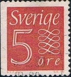 Stamps Sweden -  CIFRAS 1957. DENTADO A 3 LADOS Y&T Nº 416a