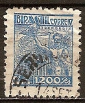 Stamps : America : Brazil :  Fundición de obras.