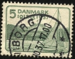 Stamps Denmark -  Castillo de Marselisborg. 1937. 5 ores