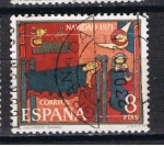 Stamps Spain -  Edifil  2062 Navidad´71  Fragmento del altar de Sant Andreu de Sagars. 